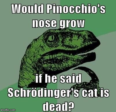 image tagged in philosoraptor physics | made w/ Imgflip meme maker
