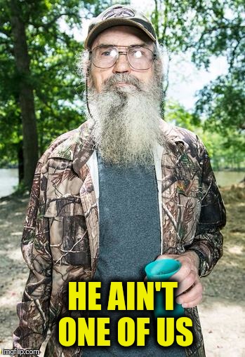 HE AIN'T ONE OF US | made w/ Imgflip meme maker