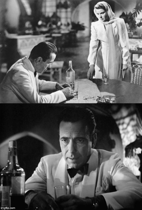 Of all the gin joints in all the towns in all the world Blank Meme Template