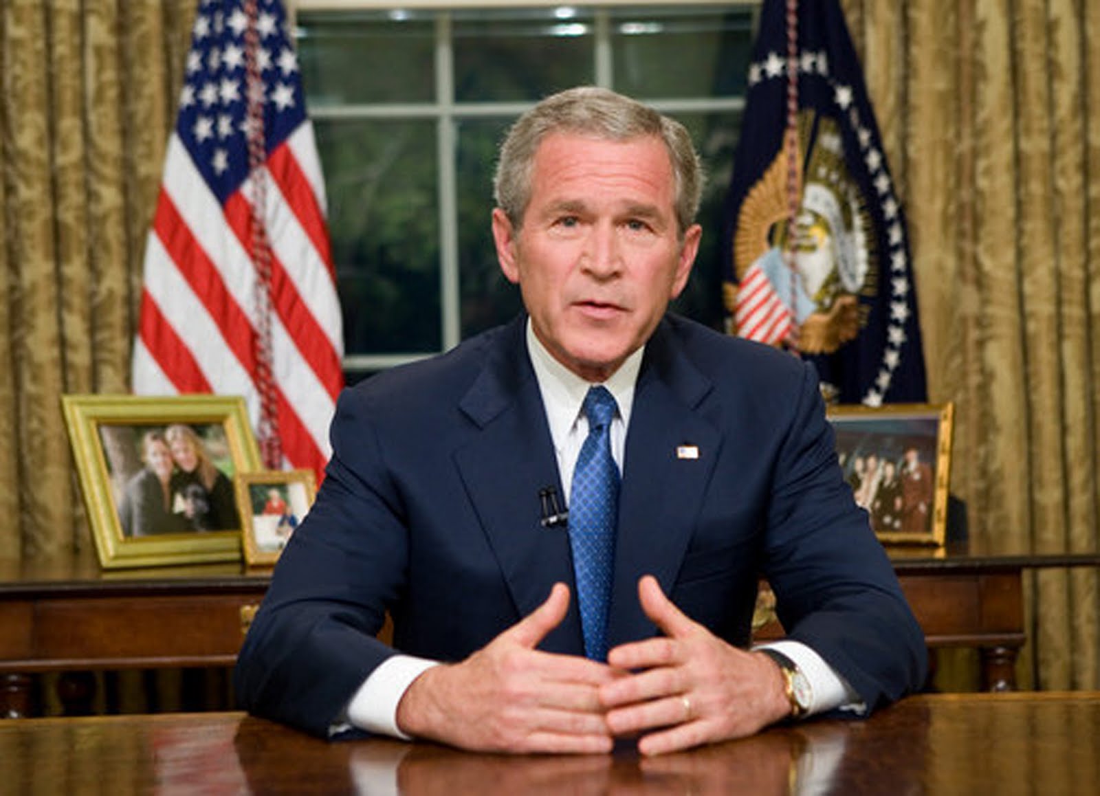 George W. Bush Blank Meme Template