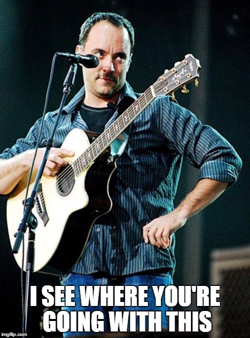 DAVE MATTHEWS I SEE WHERE YOU'RE GOING WITH THIS | I SEE WHERE YOU'RE GOING WITH THIS | image tagged in dave matthews,i see where you're going with this | made w/ Imgflip meme maker
