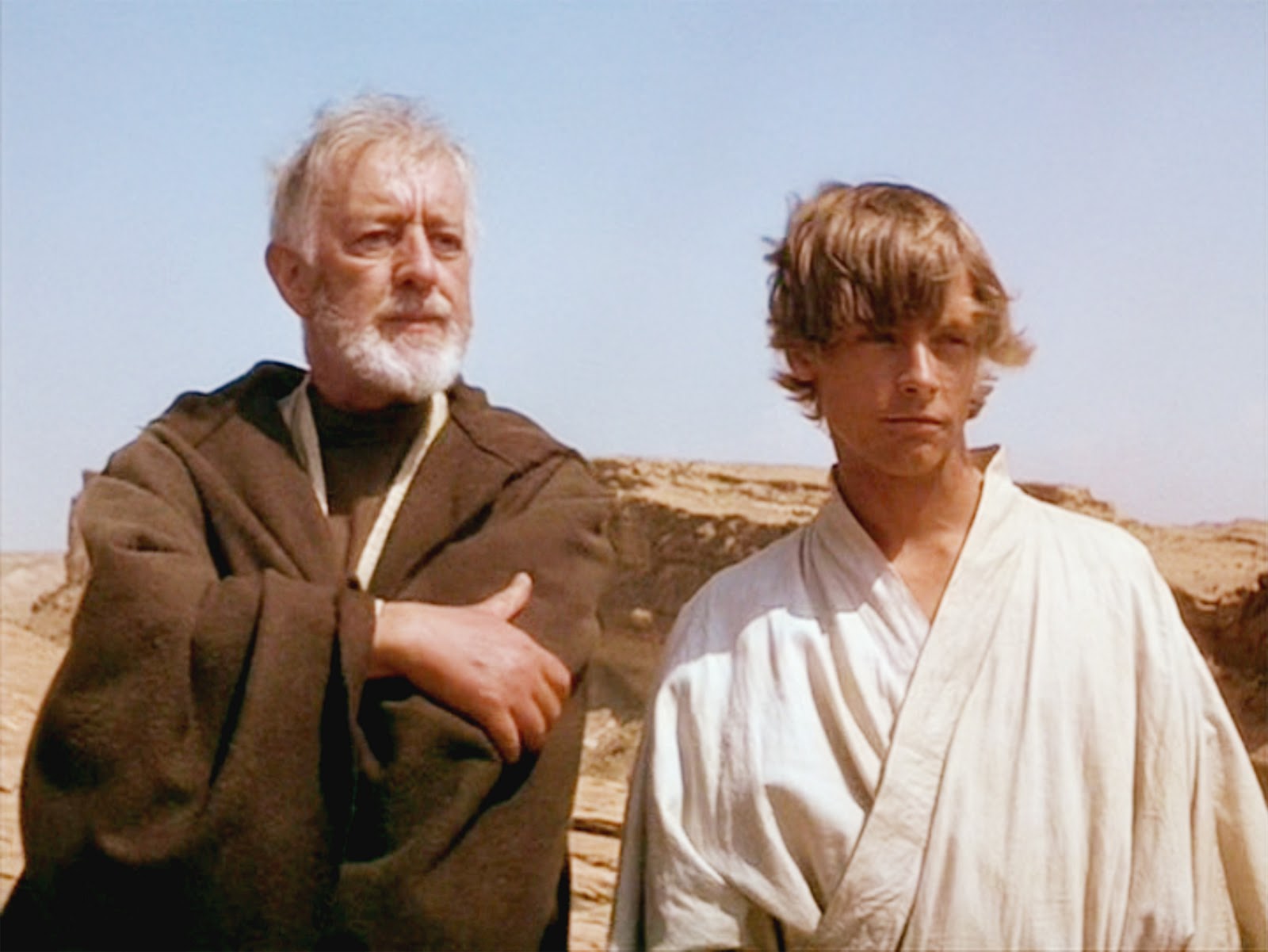 High Quality Obiwan and Luke Blank Meme Template