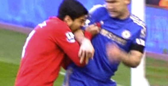 Suarez bite Blank Meme Template