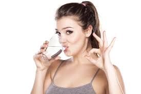 woman drinking water Blank Meme Template