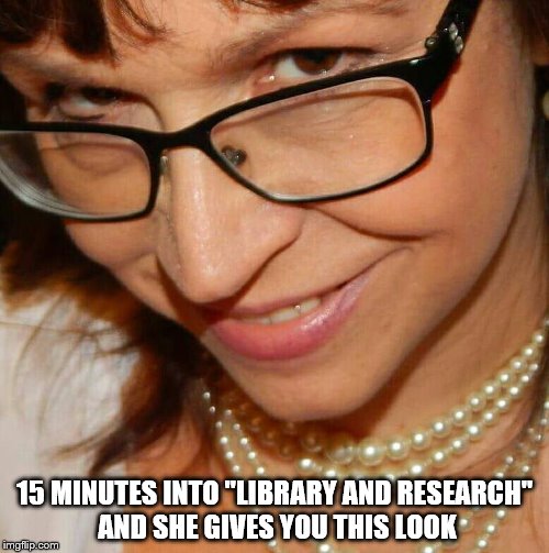 15 MINUTES INTO "LIBRARY AND RESEARCH" AND SHE GIVES YOU THIS LOOK | image tagged in nuaghty shireen | made w/ Imgflip meme maker