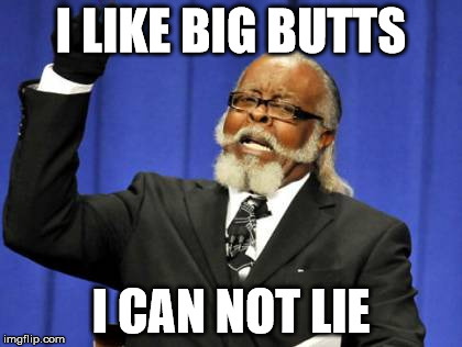 Too Damn High Meme | I LIKE BIG BUTTS I CAN NOT LIE | image tagged in memes,too damn high | made w/ Imgflip meme maker