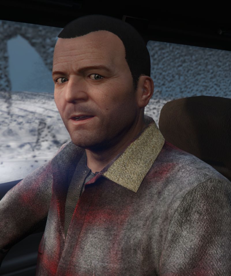 Grand Theft Auto 5 Michael Blank Meme Template