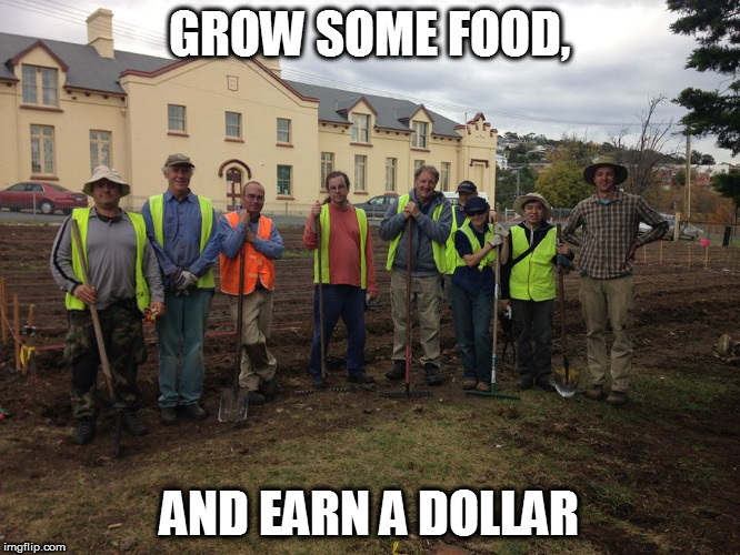 GROW SOME FOOD, AND EARN A DOLLAR | made w/ Imgflip meme maker