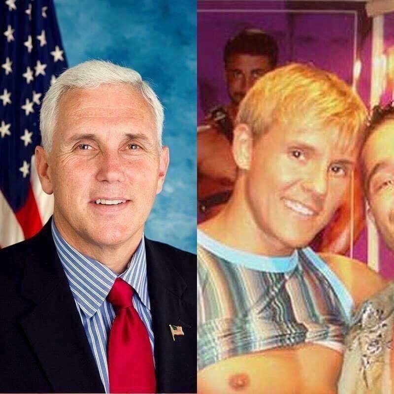 High Quality Closeted Mike Pence Blank Meme Template