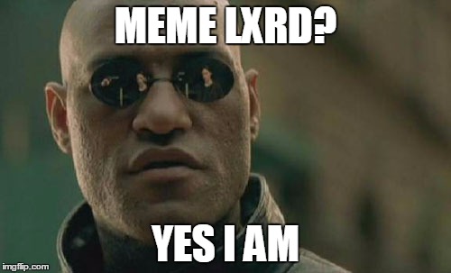 Matrix Morpheus | MEME LXRD? YES I AM | image tagged in memes,matrix morpheus | made w/ Imgflip meme maker