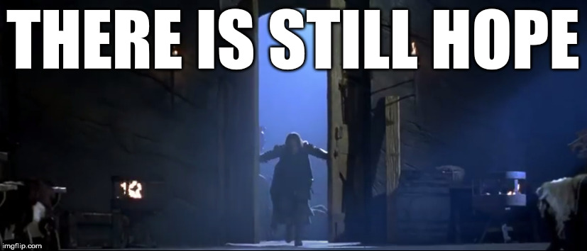 Aragorn Enters into the place to be | THERE IS STILL HOPE | image tagged in aragorn | made w/ Imgflip meme maker