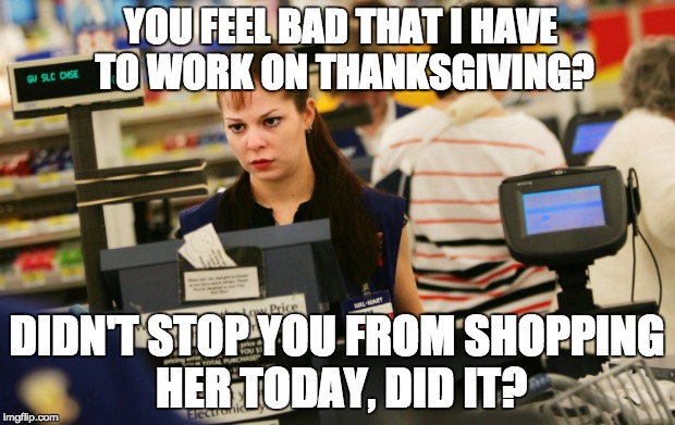 Thanksgiving shopping funny