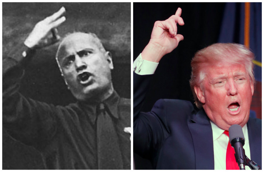 High Quality /Users/michaelmartin4/Desktop/Trump-Mussolini-resized.jpgTrump-M Blank Meme Template