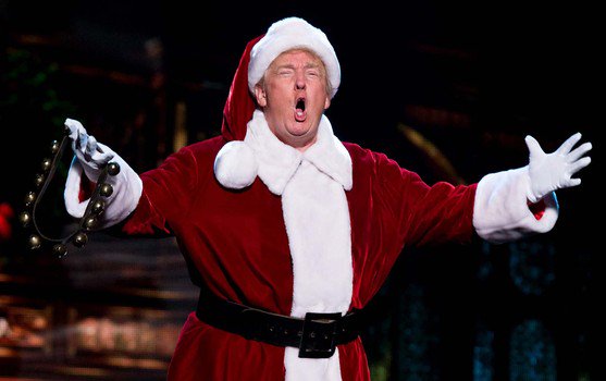 Santa Trump Blank Meme Template