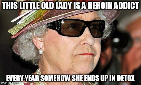 The problem isn't that she ends up in detox. The problem is in figuring out the trick she is using to get the heroin. | THIS LITTLE OLD LADY IS A HEROIN ADDICT; EVERY YEAR SOMEHOW SHE ENDS UP IN DETOX | image tagged in this was part of a presentation,i wonder who's image they use today | made w/ Imgflip meme maker