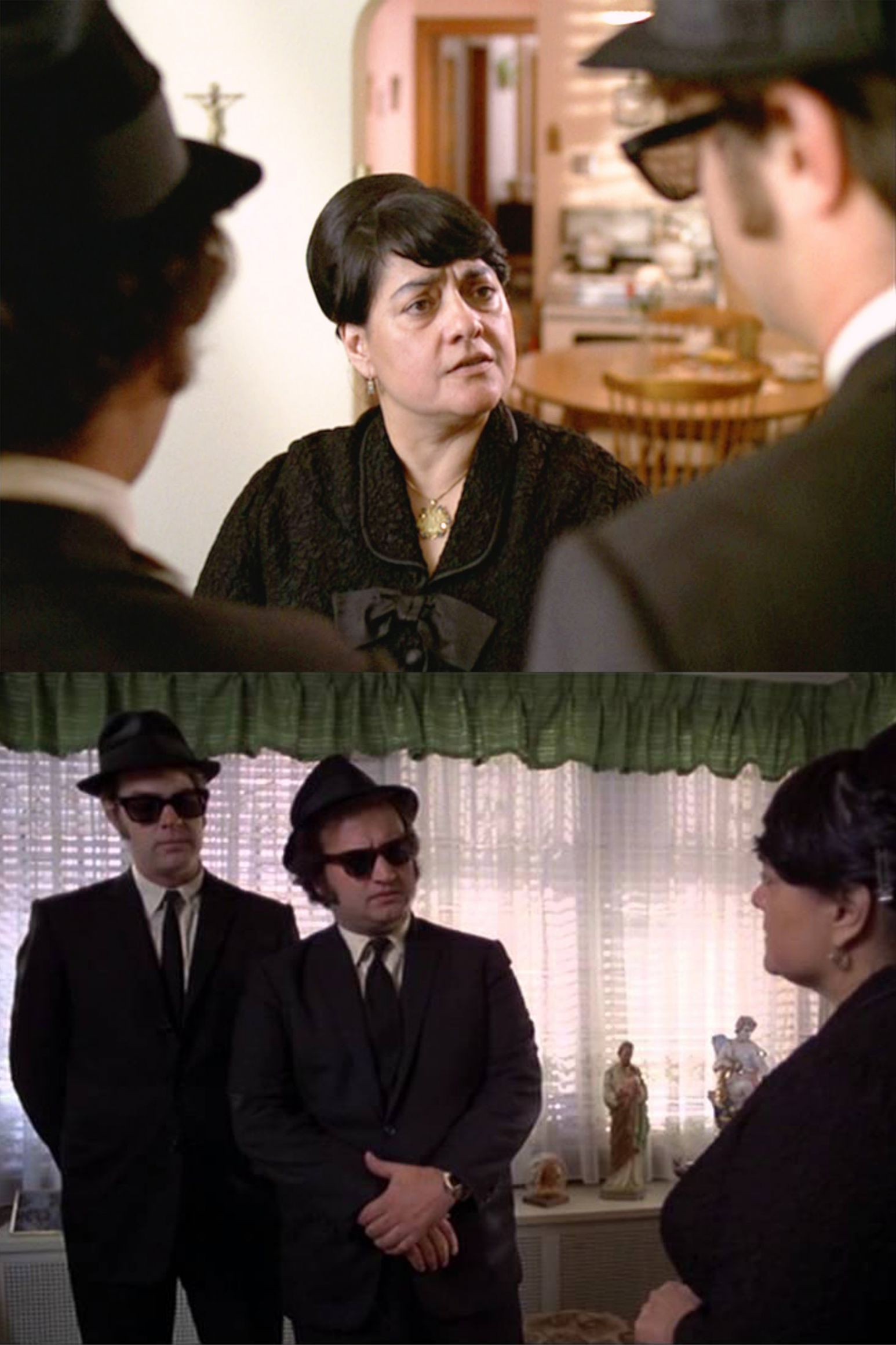 High Quality blues Brothers mrs tarantino Blank Meme Template