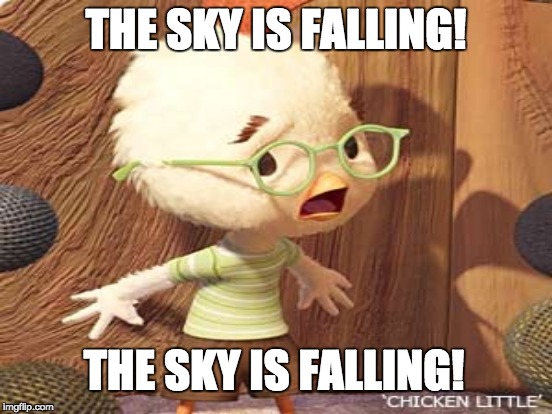 THE SKY IS FALLING! THE SKY IS FALLING! | made w/ Imgflip meme maker