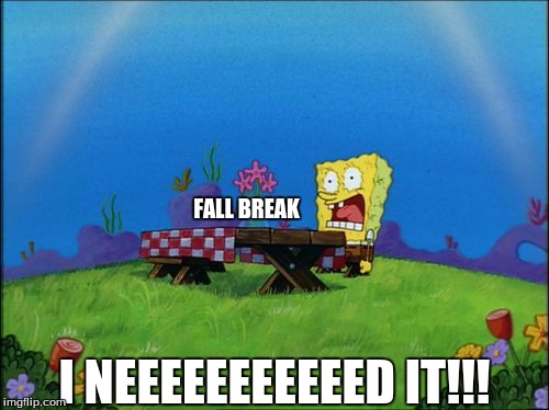 i need fall break | FALL BREAK; I NEEEEEEEEEEED IT!!! | image tagged in memes,slowstack | made w/ Imgflip meme maker