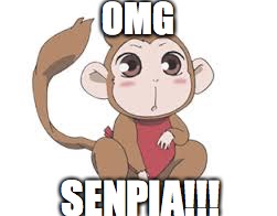 OMG; SENPIA!!! | image tagged in senpia | made w/ Imgflip meme maker