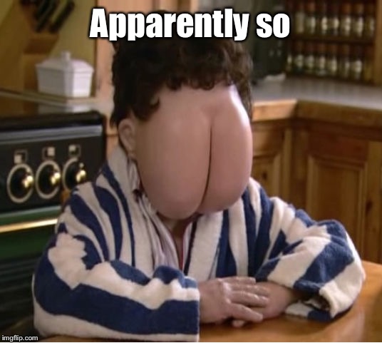 Apparently so | made w/ Imgflip meme maker