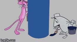 How many loops? | image tagged in gifs,pinkpanther | made w/ Imgflip video-to-gif maker