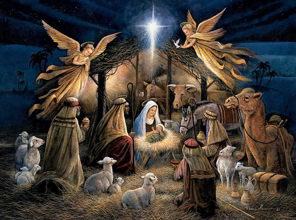 Nativity Scene Blank Meme Template