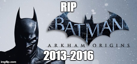 Online mode will retire at 4th of december!  | RIP; 2013-2016 | image tagged in batman,playstation,rip,gaming,online gaming | made w/ Imgflip meme maker