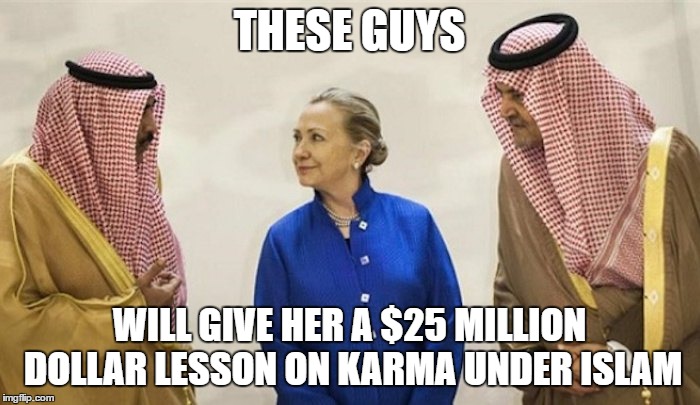 THESE GUYS WILL GIVE HER A $25 MILLION DOLLAR LESSON ON KARMA UNDER ISLAM | made w/ Imgflip meme maker