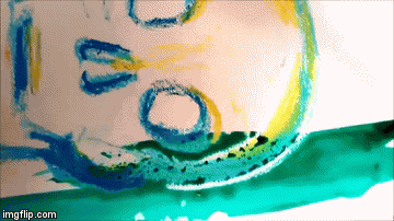 painting resist effect | image tagged in gifs | made w/ Imgflip video-to-gif maker