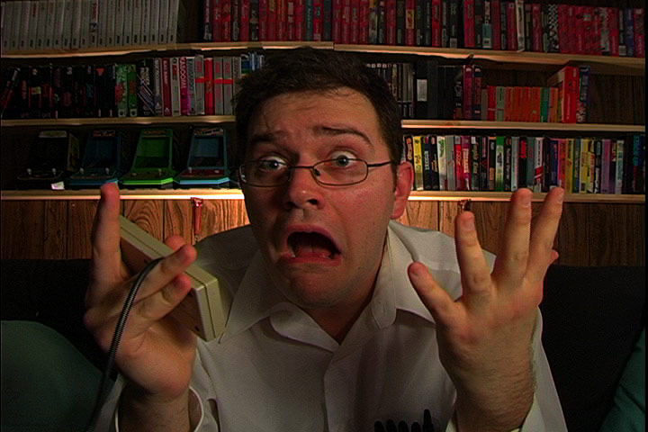 High Quality AVGN What were they thinking? Blank Meme Template