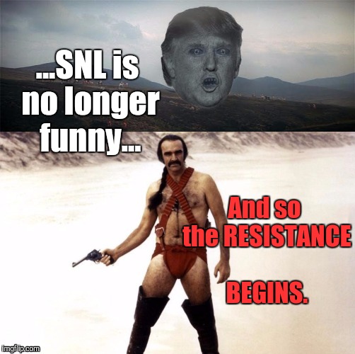 Meet the new WIZARD...same as the old WIZARD....but crappier. | And so the RESISTANCE BEGINS. ...SNL is no longer funny... | image tagged in trump zardoz collage meme,political meme,donald trump derp,dump trump,am i the only one around here | made w/ Imgflip meme maker