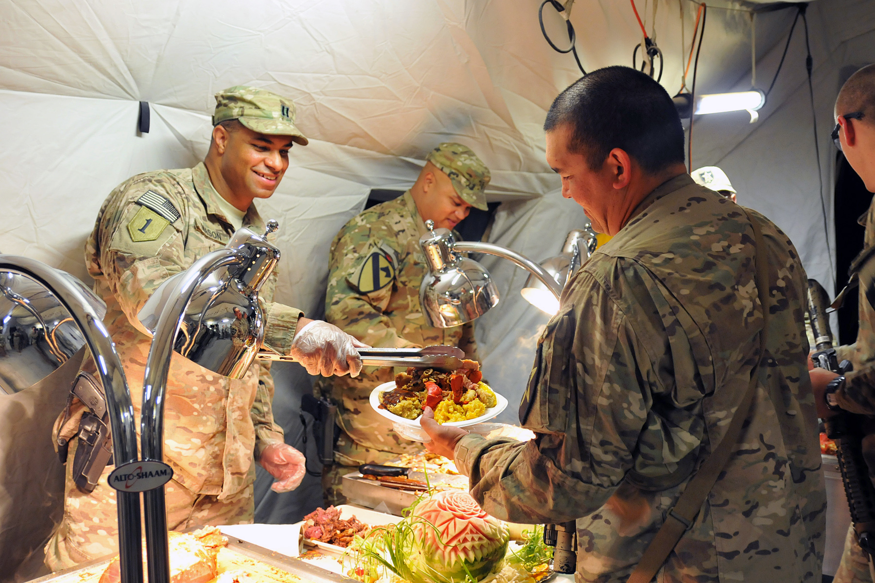 High Quality Soldier's Thanksgiving Blank Meme Template