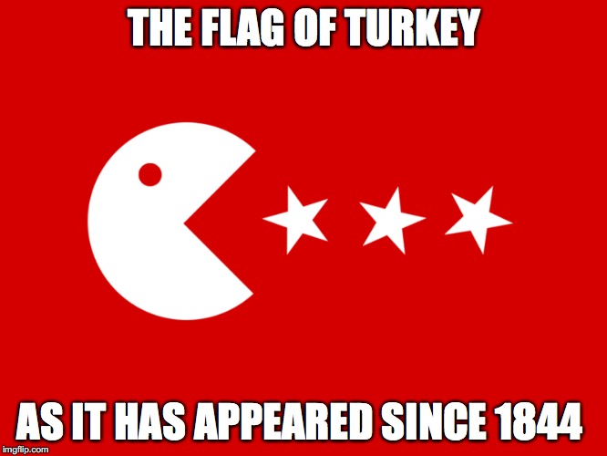 Turkey Flag | THE FLAG OF TURKEY; AS IT HAS APPEARED SINCE 1844 | image tagged in turkey,flag,memes | made w/ Imgflip meme maker