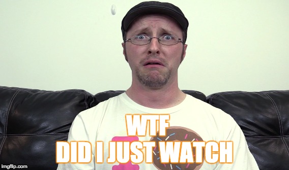 WTF; DID I JUST WATCH | image tagged in nostalgia critic | made w/ Imgflip meme maker