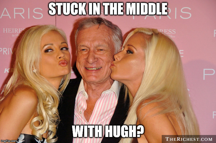 STUCK IN THE MIDDLE WITH HUGH? | made w/ Imgflip meme maker