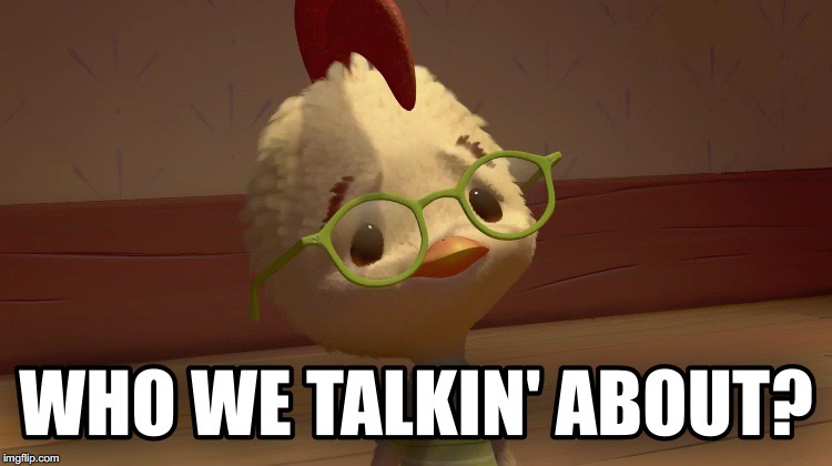 When someone tells me about some obscure celebrity's recent death | image tagged in florence henderson,2016,celebrity,obscure,chicken little | made w/ Imgflip meme maker
