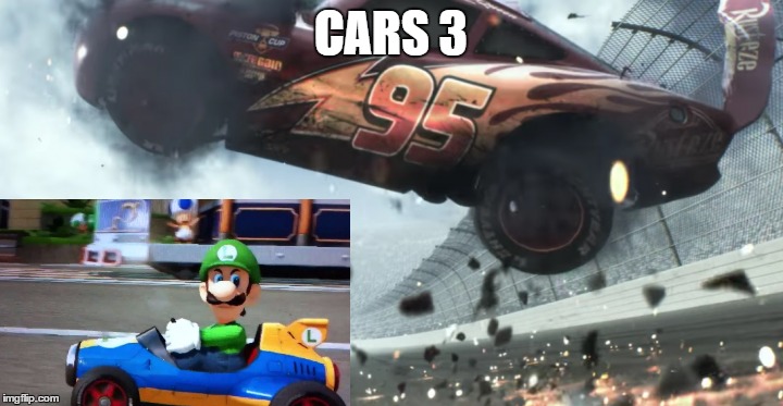 Cars 3... | CARS 3 | image tagged in memes,luigi death stare,cars | made w/ Imgflip meme maker