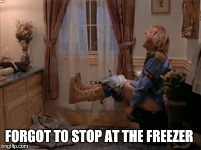 FORGOT TO STOP AT THE FREEZER | made w/ Imgflip meme maker