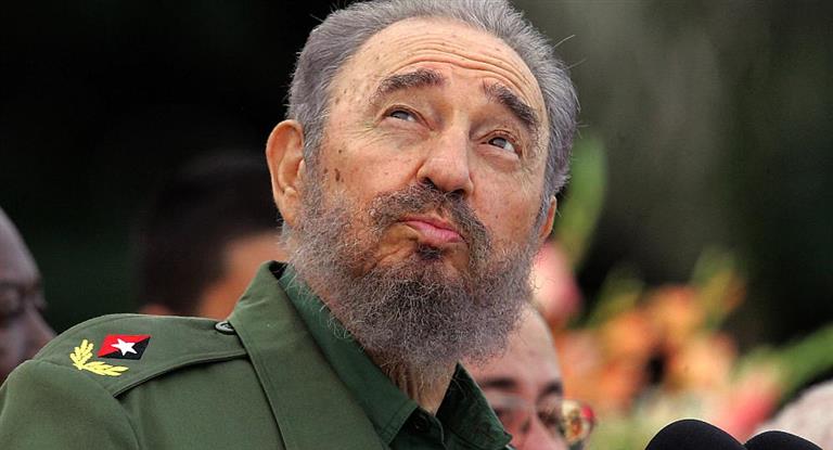 High Quality Fidel Castro mirant amunt Blank Meme Template