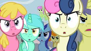 angry group of ponies Blank Meme Template