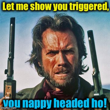 Let me show you triggered, you nappy headed ho! | made w/ Imgflip meme maker