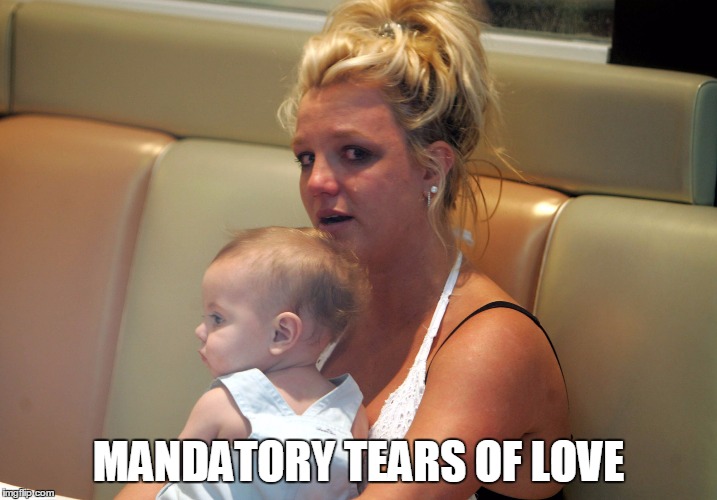 MANDATORY TEARS OF LOVE | image tagged in overly attracted bachelor frisky business stud service genesis | made w/ Imgflip meme maker