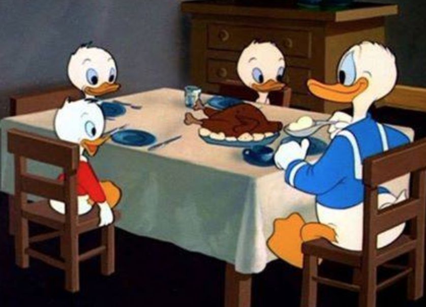 Donald The Canibal Duck Blank Meme Template