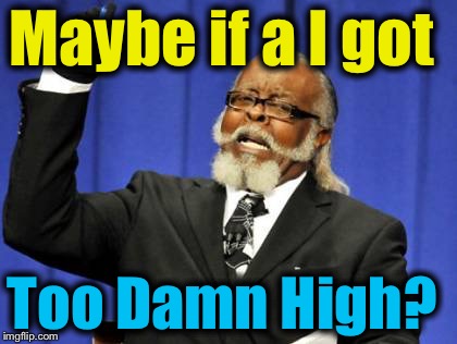 Too Damn High Meme | Maybe if a I got Too Damn High? | image tagged in memes,too damn high | made w/ Imgflip meme maker