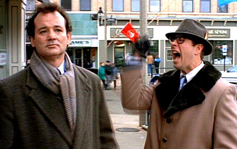 groundhog day Blank Meme Template