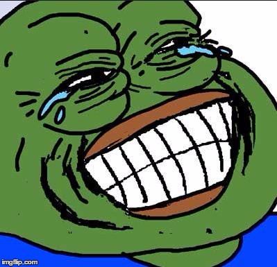 Image result for pepe laughing meme