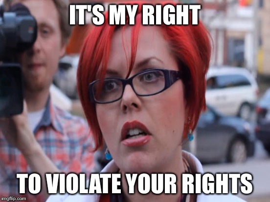 IT'S MY RIGHT TO VIOLATE YOUR RIGHTS | made w/ Imgflip meme maker