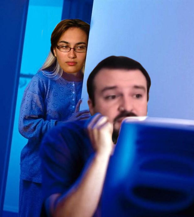 DSP ignores his daughter Blank Meme Template