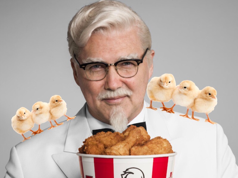 High Quality Colonel sanders Blank Meme Template