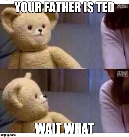 Wait what?? | YOUR FATHER IS TED; WAIT WHAT | image tagged in wait what | made w/ Imgflip meme maker